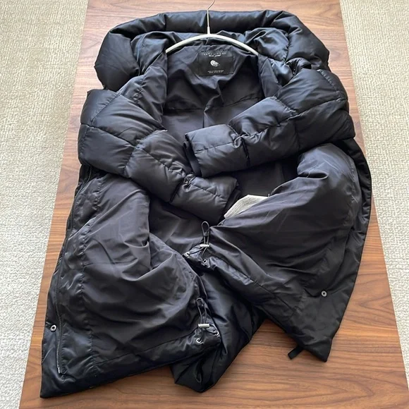 Zara Black Puffer Coat Size XS - Picture 7 of 16